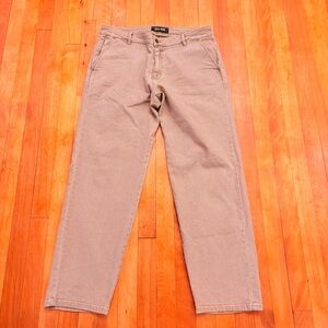 DO/ER Men's Classic Tan Relaxed Straight Leg Chinos -  Size 34W & 30L